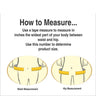 How to measure hip & waist for diaper