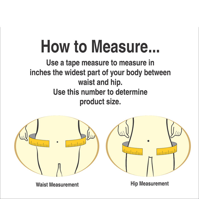 How to measure waist and hip size for pull ups