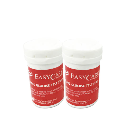 2 vials of blood glucostrips