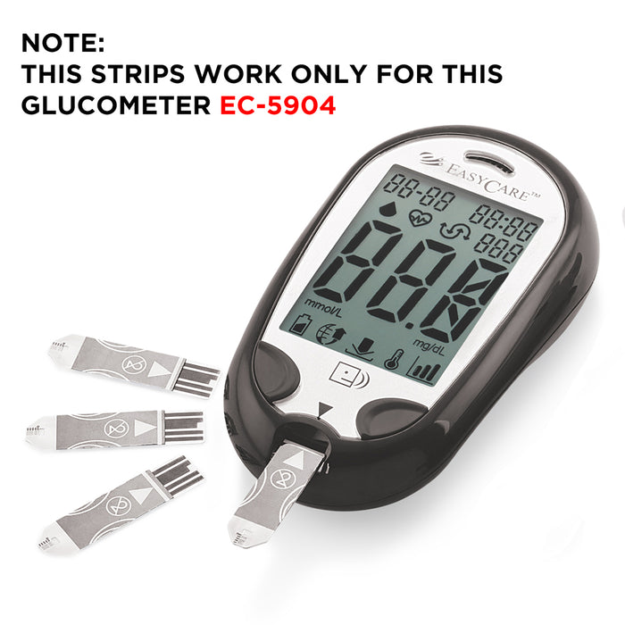 Easycare Talking blood glucose meter with test strips