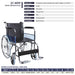 Features of Standard Steel Wheelchair