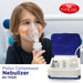Child using Easycare Piston Compressor Nebulizer