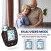 EasyCare Digital BP Monitor Dual Users Mode - Save up to 99 Measurements with Time & Date for Easy Tracking