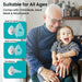 Portable Handsfree Mesh Nebulizer for Adults & Kids with Child Mask, Adult Mask, and Mouthpiece