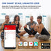 EASYCARE Smart Scale with Easycare Fit App allowing unlimited users to track health and fitness goals using a single device
